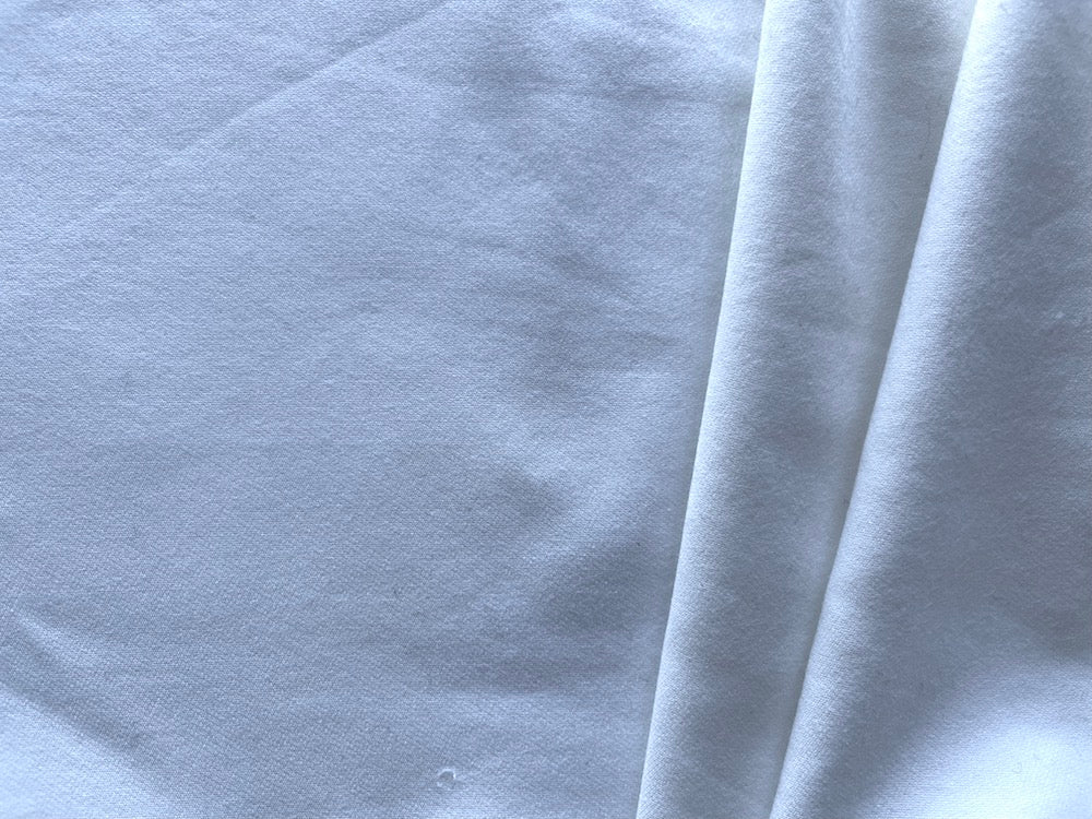 Optic White Microtex Stretch Viscose (Made in Italy)
