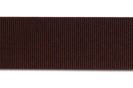Espresso Rayon Petersham Grosgrain Ribbon (Made in Japan)