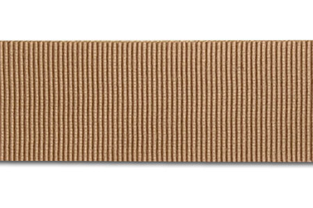 Nutmeg Rayon Petersham Grosgrain Ribbon (Made in Japan)
