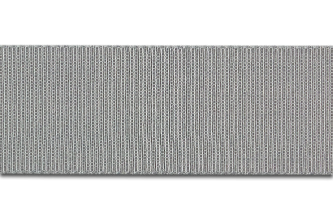 Dove Grey Rayon Petersham Grosgrain Ribbon (Made in Japan)