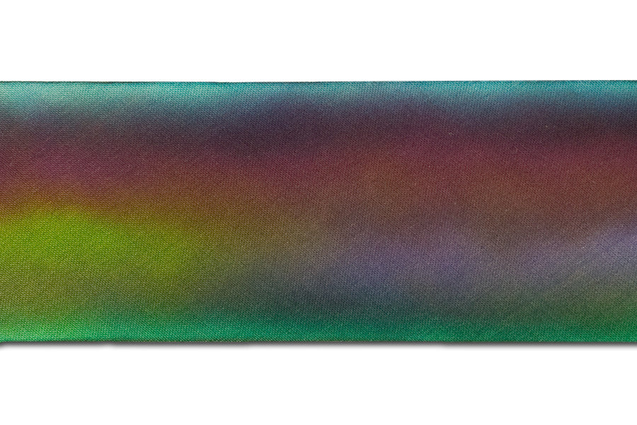 Sea Cave Hand-Dyed Silk Ribbon by Hanah Silk™ (Made in USA)