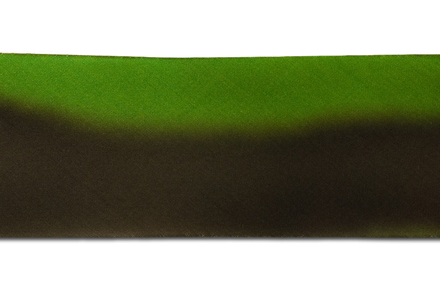 Chocolate Tree Frog Hand-Dyed Silk Ribbon by Hanah Silk™ (Made in USA)