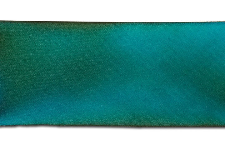 Copper Patina Hand-Dyed Silk Ribbon by Hanah Silk™ (Made in USA)