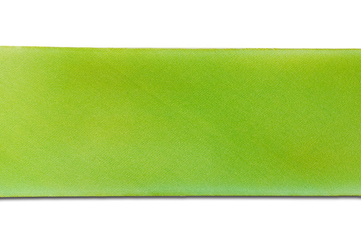 Fresh Celery Hand-Dyed Silk Ribbon by Hanah Silk™ (Made in USA)