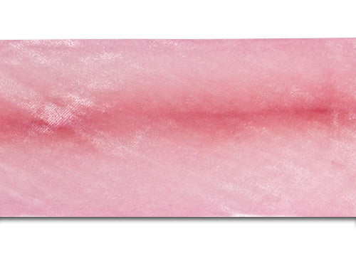 Cherry Blossom Hand-Dyed Silk Velvet Ribbon by Hanah Silk™ (Made in USA)