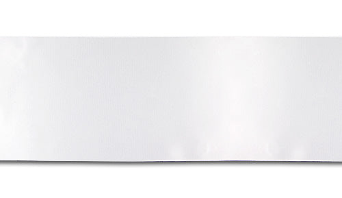 White Double-Faced Satin Ribbon