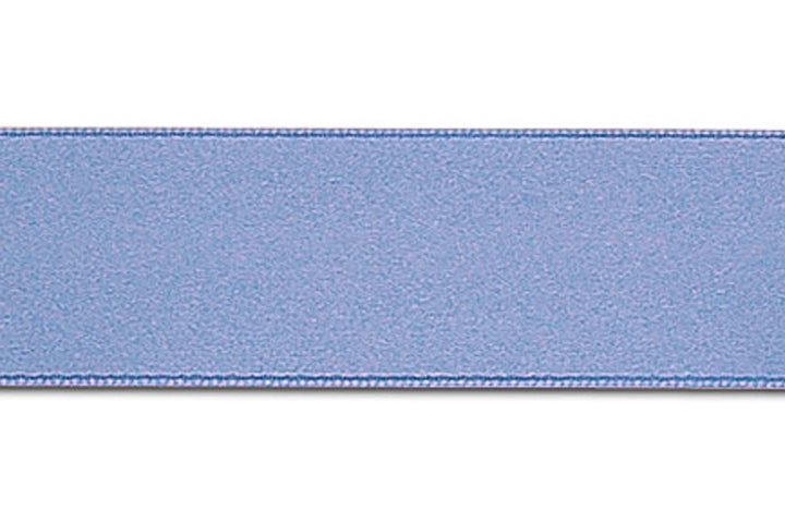 French Blue Double-Faced Silk Satin Ribbon
