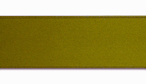 Olive Double-Faced Satin Ribbon