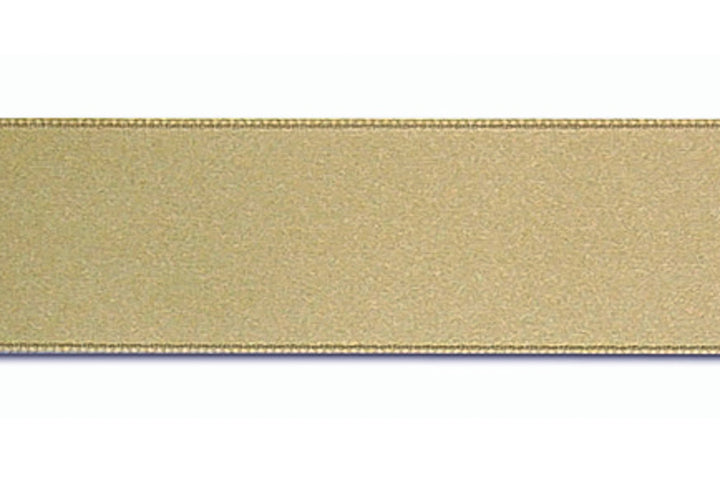 1 1/2" Luxurious Gold Double/Faced Heavy Silk Satin Ribbon