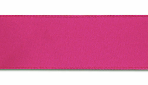 Hot Pink Double-Faced Satin Ribbon