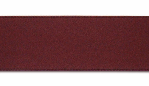 Burgundy Double-Faced Satin Ribbon