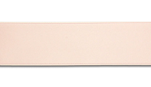 Palest Peach Double-Faced Satin Ribbon