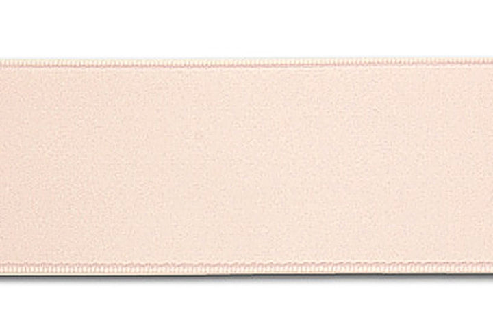 Palest Peach Double-Faced Satin Ribbon