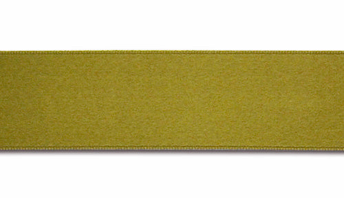 Olive Green Double-Faced Silk Satin Ribbon