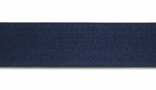 Navy Double-Faced Silk Satin Ribbon