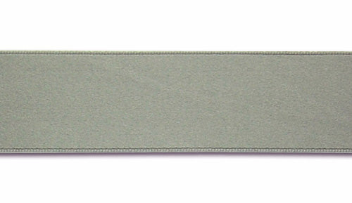 Pewter Double-Faced Silk Satin Ribbon