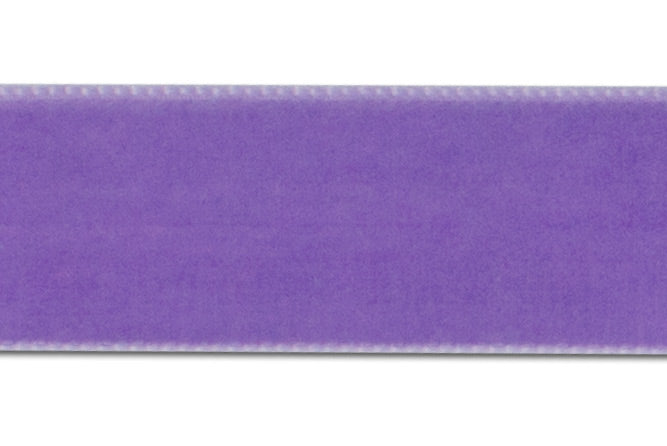 Violet Nylon Velvet Ribbon (Made in Switzerland)