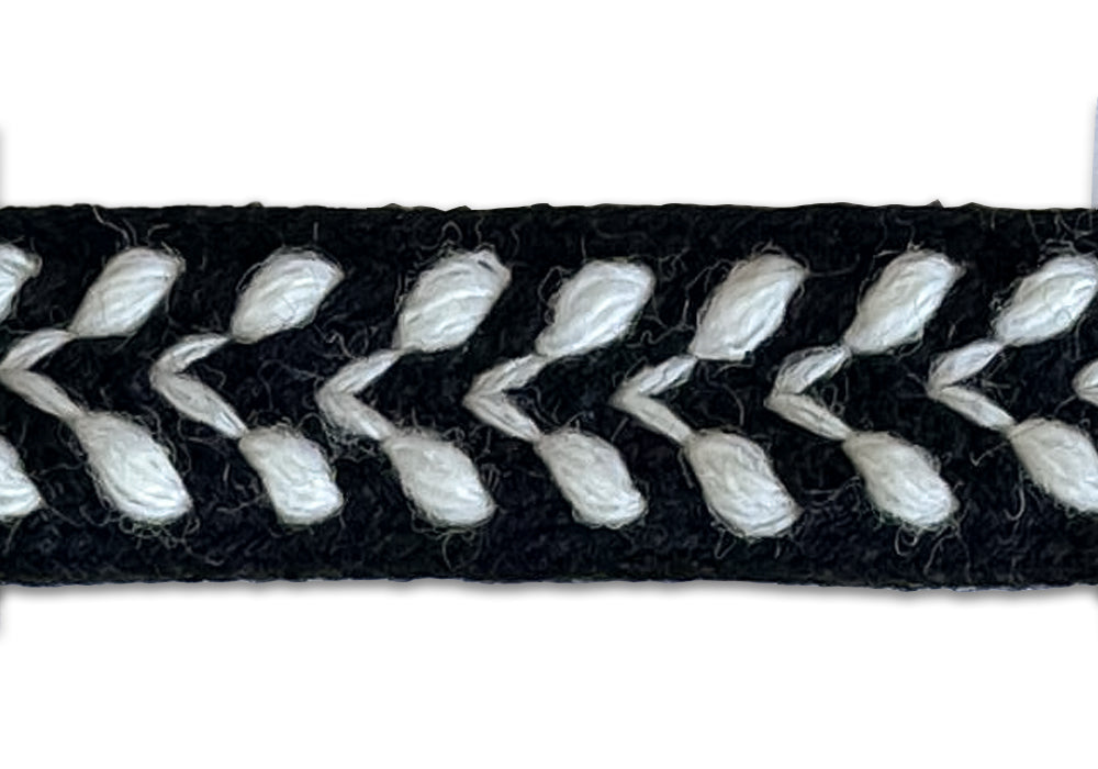 3/4" Snowy Fish/Bone Trim (Made in USA)