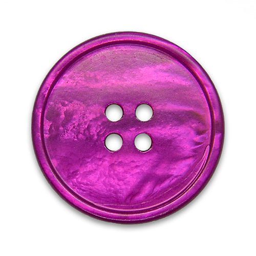 4-Hole Hot Pink Shell Button (Made in Italy) – Britex Fabrics