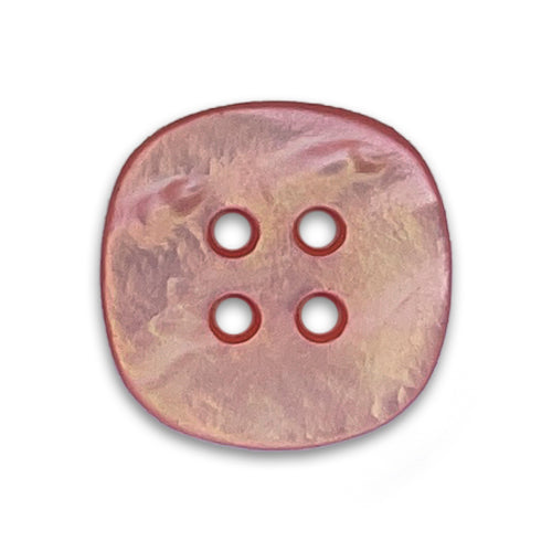 Irregularly Rounded Salmon Shell Button