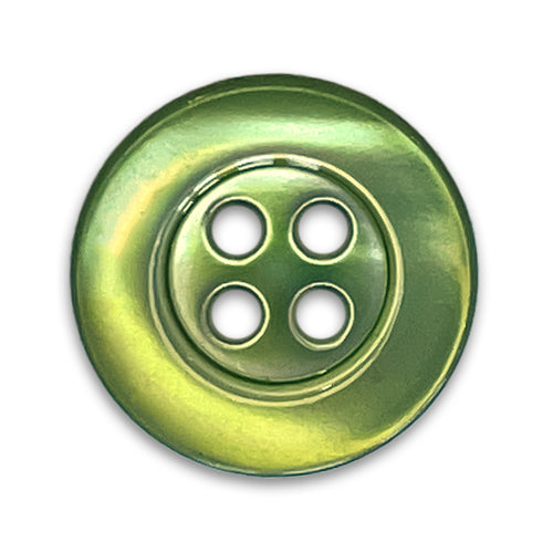 Key Lime Pie Green 4-Hole Shell Button