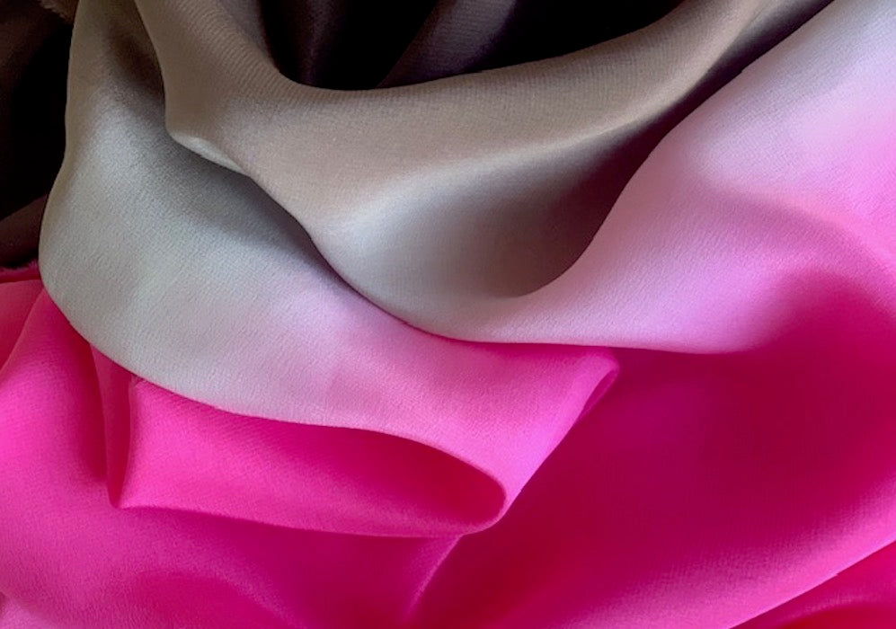Ombré Carnation Featherweight Silk