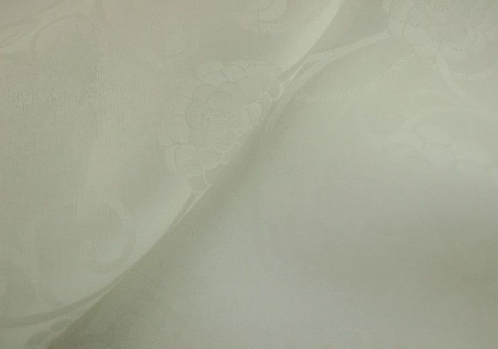 Charmed Chrysanthemum Jacquard Silk Organza (Made in Italy)