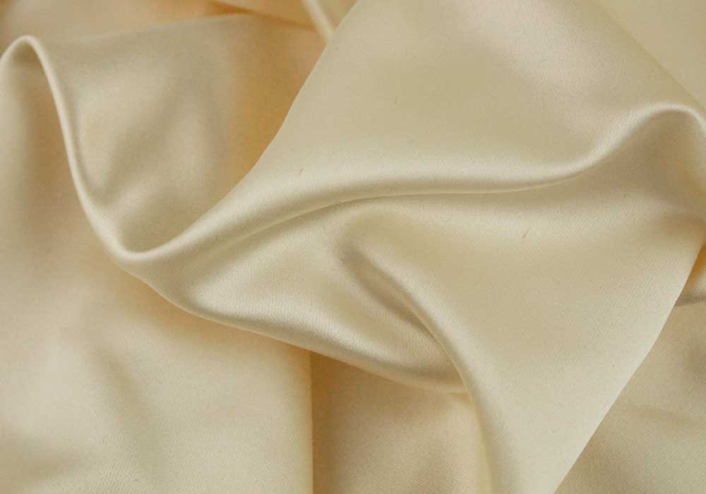Couture Pale Cream Silk Duchess Satin (Made in Italy)