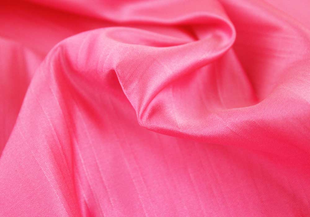 Vibrant Hot Pink Silk Antique Duchess Satin