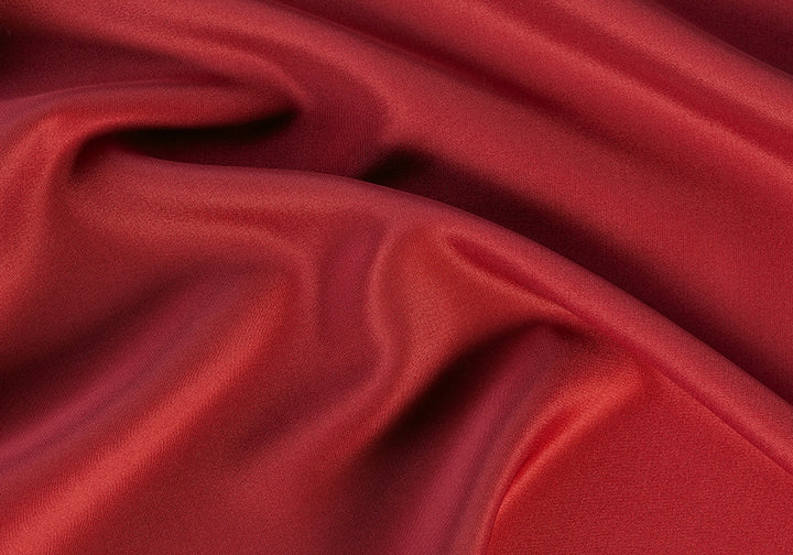 Barn Red 3-Ply, 30mm Stretch Silk Crepe