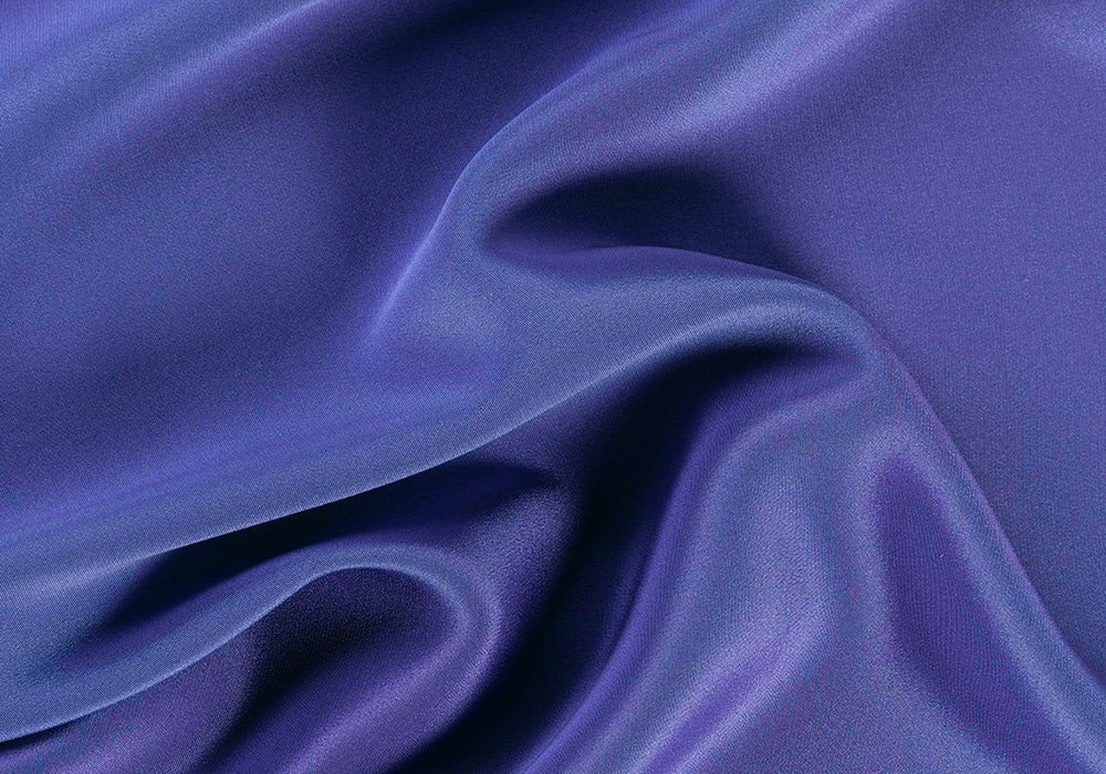Blue Iris 3-Ply 30mm Stretch Silk Crepe