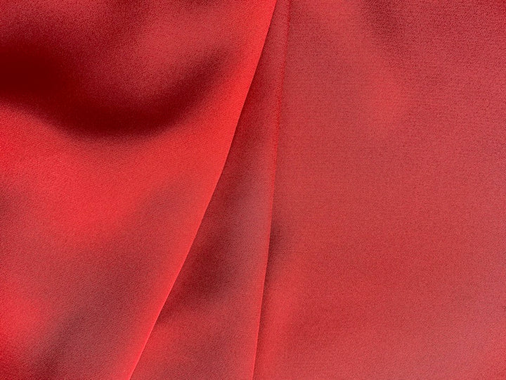 Heavier Power Red 4-Ply Silk Crepe