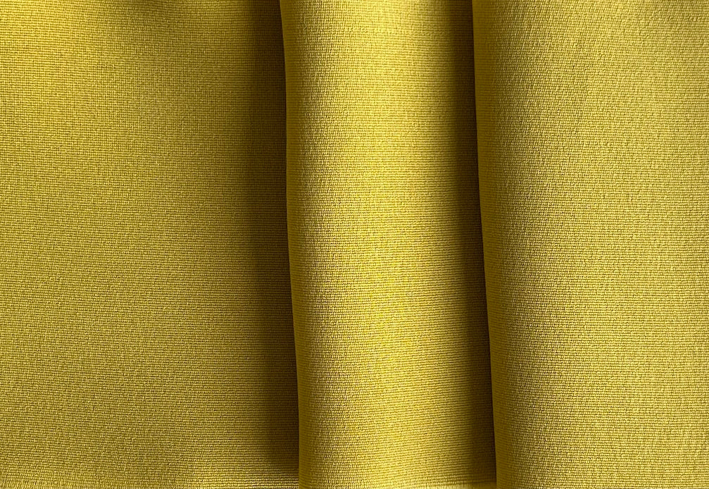 Designer Gorgeous Saturated Ochre 3-Ply Silk Crepe
