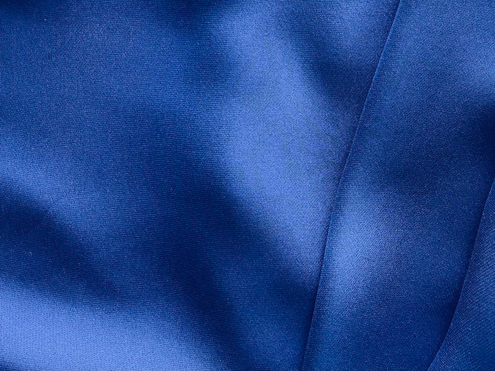 Niki Lotan Semi-Sheer Lapis Lazuli Silk Crepe Georgette