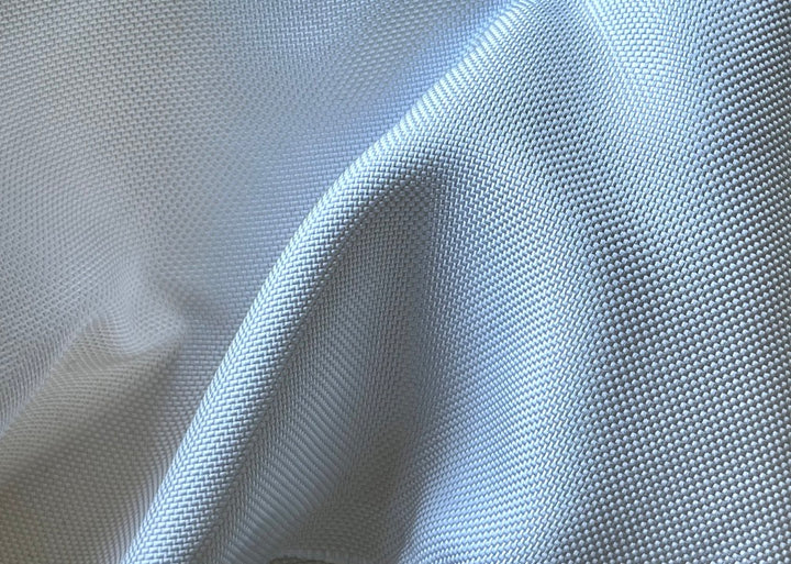 Luxurious Brilliant White Silk Canvas (Made in Italy)