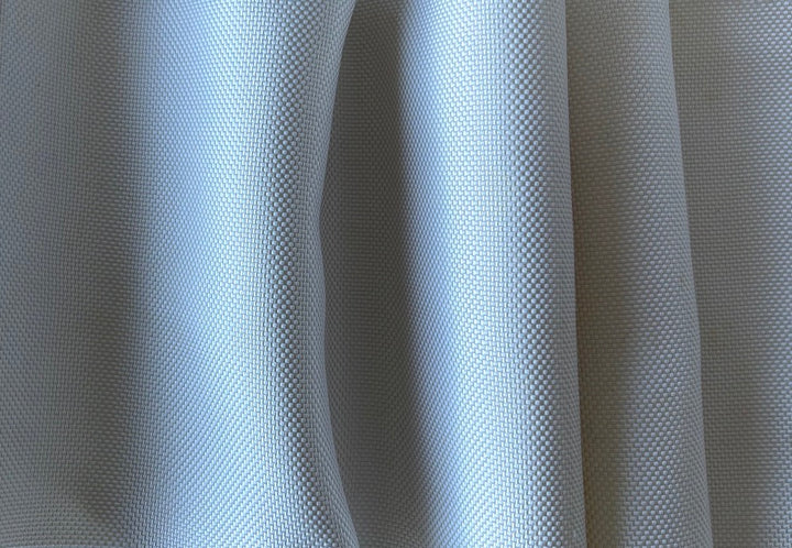 Luxurious Brilliant White Silk Canvas (Made in Italy)