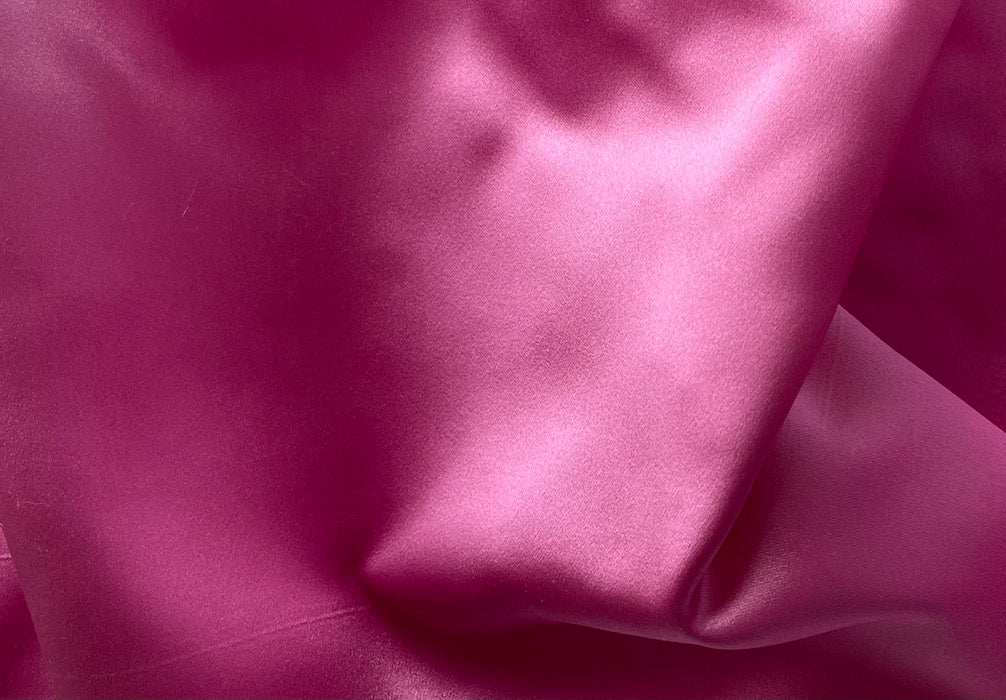 Glorious Persian Pink Silk Duchess Satin (Made in Italy)