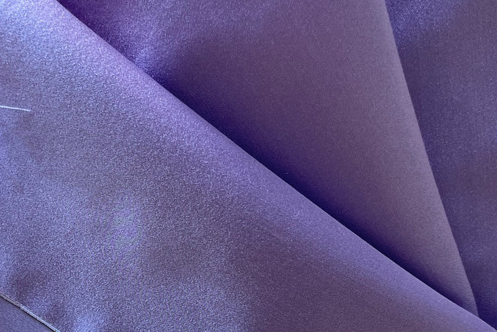 Luxurious Lustrous Lilac Silk Duchess Satin (Made in Italy)