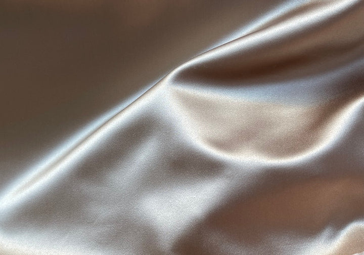 Finest Classic Golden Camel Silk Duchess Satin (Made in Italy)