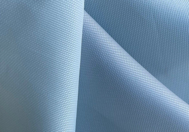 Semi-Sheer Ombré Blue Ice Silk Gazaar (Made in Italy)