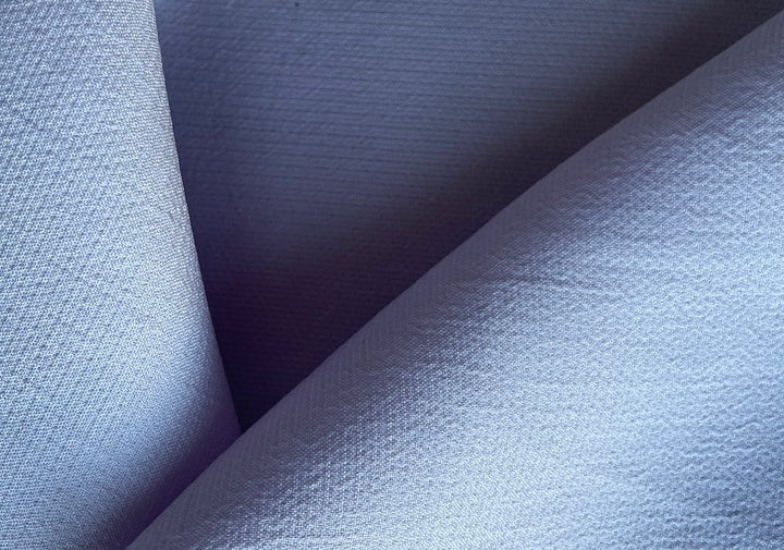 Semi-Sheer Lavender Meadow Silk Gazaar (Made in Italy)