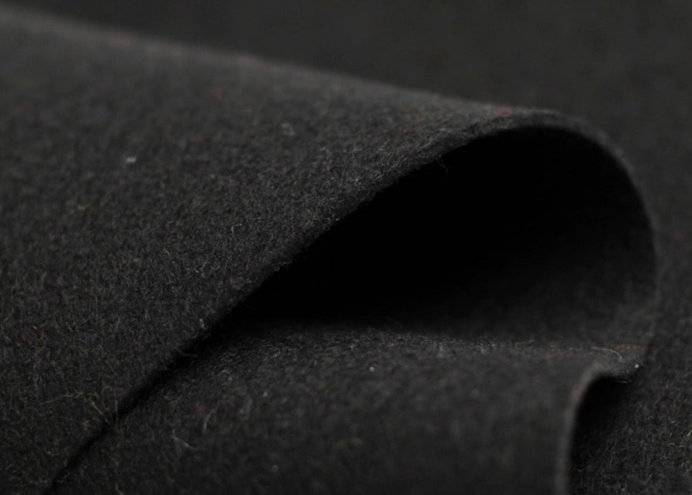 3mm Black Wool Felt (Made in USA)