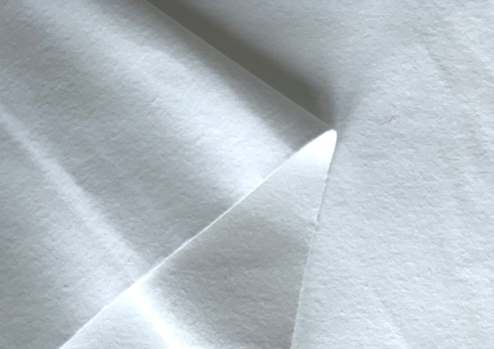 White Rubberized Cotton Flannel Sheeting