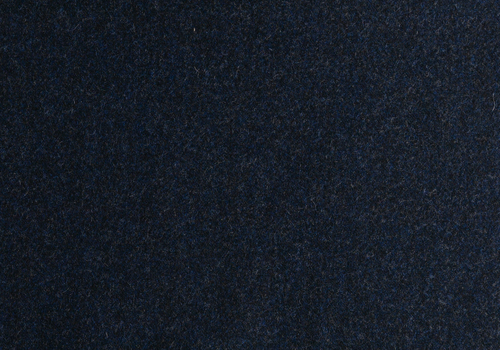 Indigo Storm Double-Faced Virgin Wool Coating (Made in Italy)