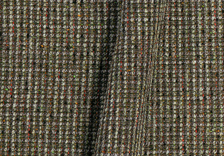 Subtly Platinum & Copper Sage Bouclé (Made in Italy)