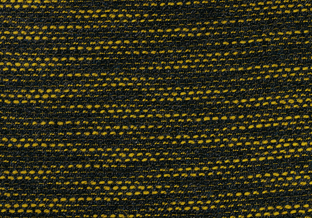 Wool Fabric, Multi Yellow Striped Blend Bouclé (Made in Italy)