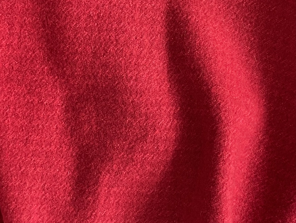 Cavalli Cherry Smash Cashmere & Wool Blend Coating (Made in Italy)