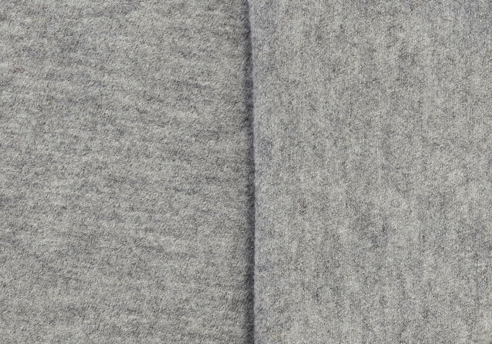 Pigeon Grey Boiled Wool Coating (Made in Germany)