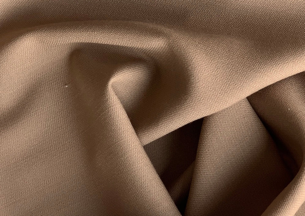 Blushing Camel Wool Tricotine (Made in USA)