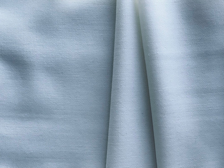 Brilliant Dyed White Stretch Wool Twill (Made in Italy)